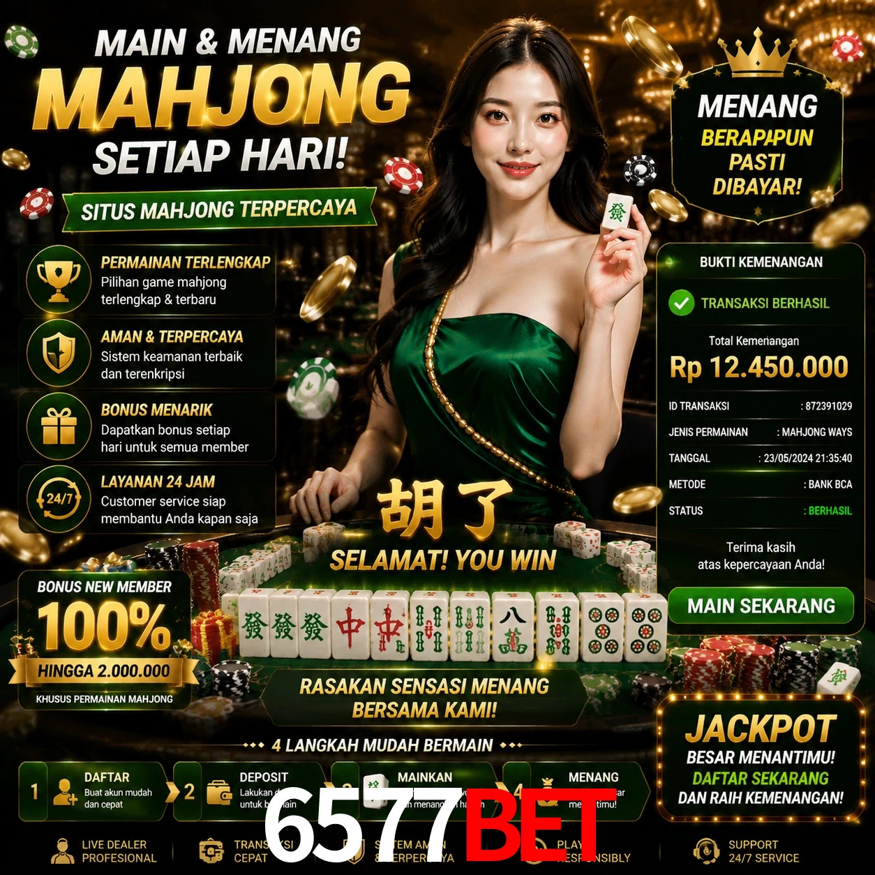 Ganhar e sacar na 6577Bet